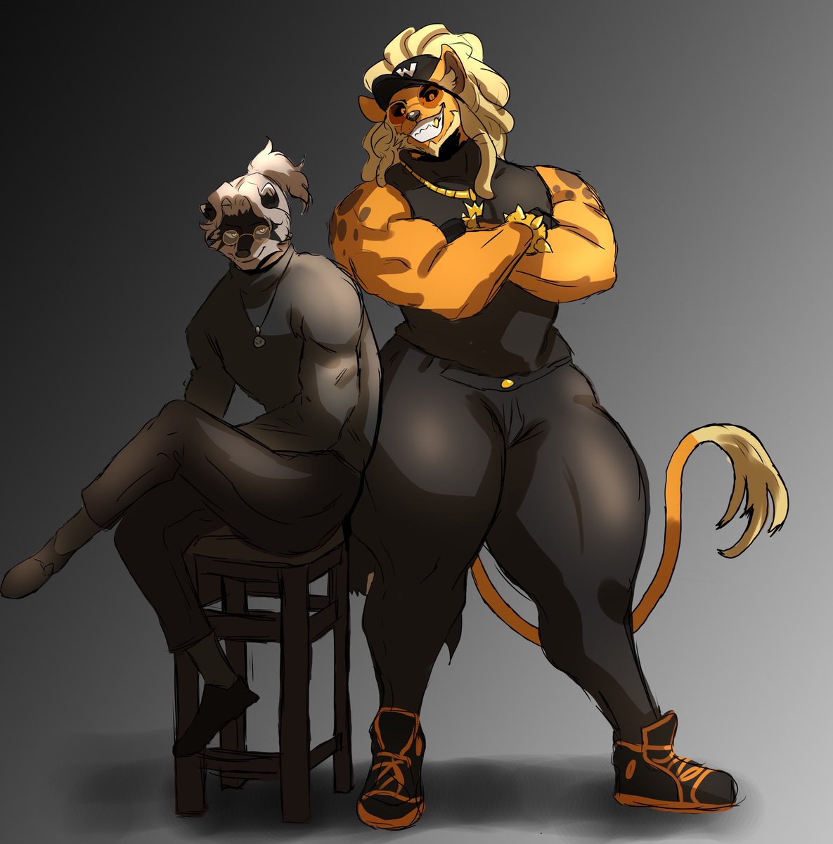 fanart drawn by the best raccoon bro in the world, <a href="/HowdyPeepos/">O'Donnis</a>!

O’Donnis - <a href="/HowdyPeepos/">O'Donnis</a>
Wolfred - me