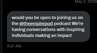 Glassape (@0xglassape) on Twitter photo Attention <a href="/AnotherVariety1/">PJ</a> account is hacked, the hacker is pretending to invite you onto a podcast with <a href="/theempirepod/">Empire 🟪</a>. <a href="/OneLoveArtDAO/">One Love Art DAO</a> 
If you click the link, it will install malware and swipe you.
Avoid! Attention <a href="/AnotherVariety1/">PJ</a> account is hacked, the hacker is pretending to invite you onto a podcast with <a href="/theempirepod/">Empire 🟪</a>. <a href="/OneLoveArtDAO/">One Love Art DAO</a> 
If you click the link, it will install malware and swipe you.
Avoid!