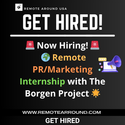 RemoteAround's tweet image. 🚨 We're Hiring Interns! 🚨

🌍 Remote PR/Marketing Internship — Make global impact in your pajamas!

REMOTE ROLE MARKETING INTERNS, APPLY HERE: remotearround.com/job/public-rel…

REMOTE JOBS USA: remotearround.com/jobs-list-v1/p…

#PRInternship #MarketingInternship #RemoteInternship #PublicRelation