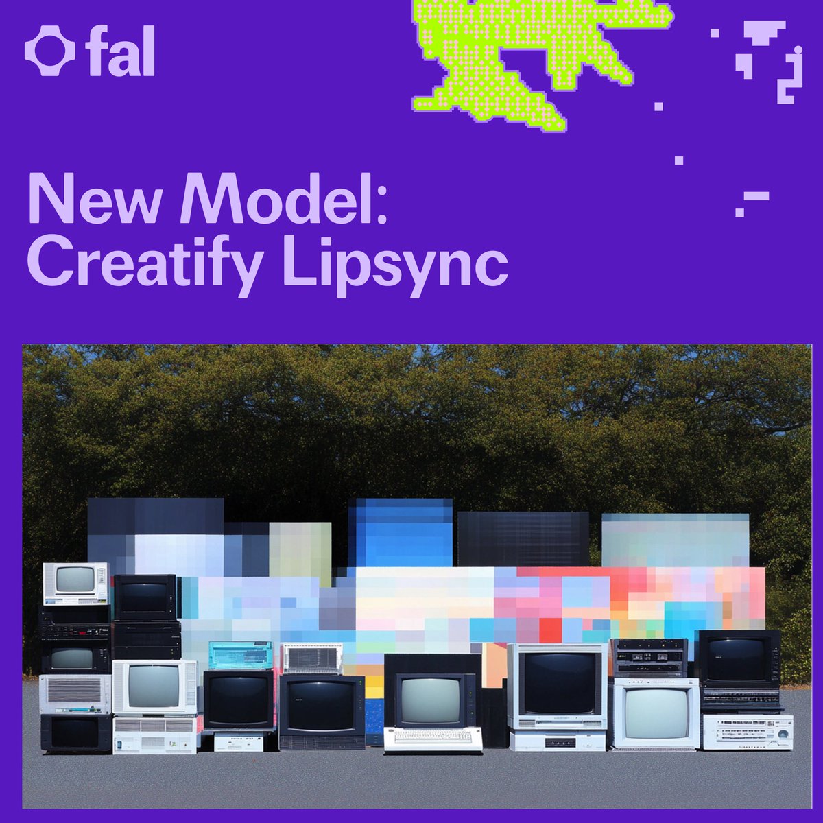 FAL's tweet image. Creatify's new Lipsync model is now available at @fal as an API, try it today: fal.ai/models/creatif…