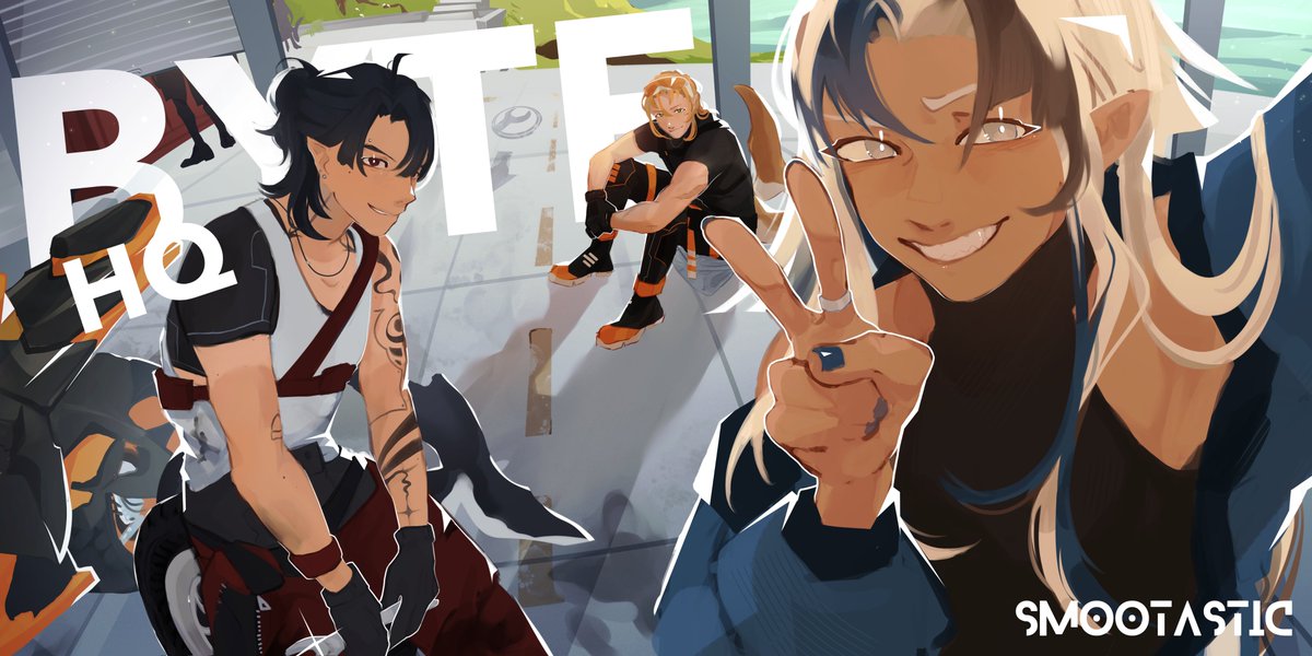 Jaxon's bike is in the shop 🦈

They don't look too productive though
#CLIPSTUDIOPAINT