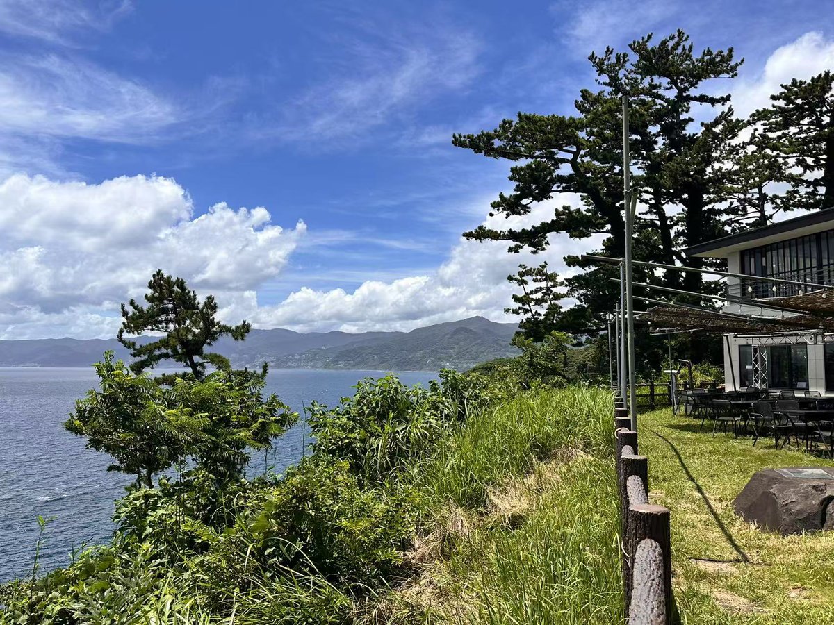 夏！いい天気です。週末も晴れ予報。
駐車場は無料開放してます〜
#ケープ真鶴,#真鶴