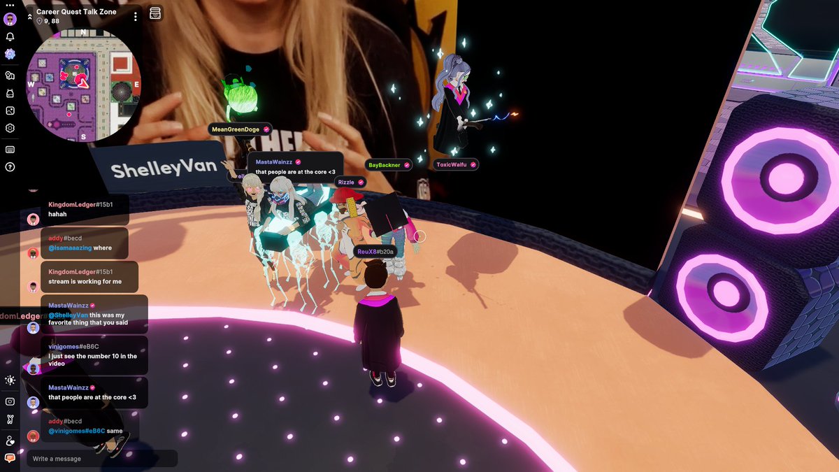 Thank you <a href="/decentraland/">Decentraland</a> and <a href="/MetanaHQ/">Metana - Web3 bootcamp</a>  for hosting, sad am in Asia timezone so missed most of it

Shout out to <a href="/BayBackner/">Bay Backner</a> <a href="/Mastawainzz/">Dana</a> was a pleasure 

And also to <a href="/KingdomLedger/">KingdomLedger | KAMI</a> a fellow brethren 

Took a final screenshot for group photo