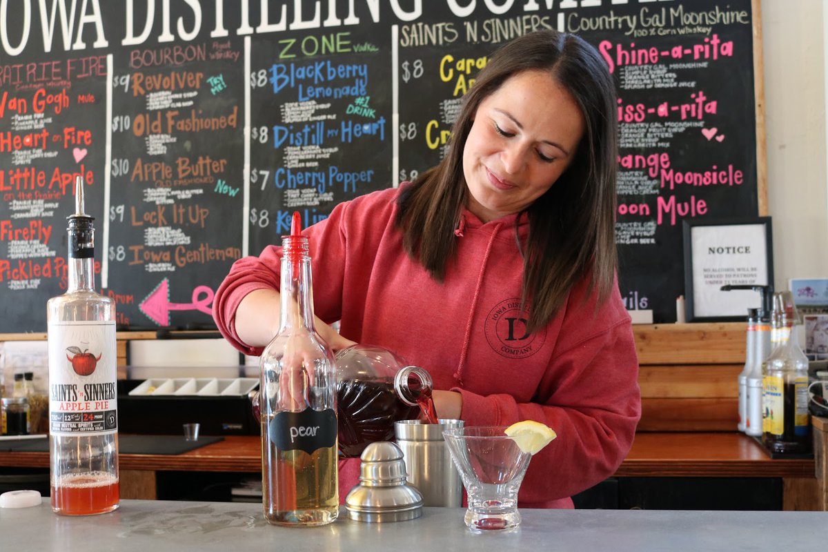 Iowa Distilling Co. (@iowadistilling) on Twitter photo Behind every great cocktail is a bartender who knows their craft and pours with Iowa pride. 
#IowaDistilling #BehindTheBar #CraftCocktails #BartenderLife #DrinkLocal Behind every great cocktail is a bartender who knows their craft and pours with Iowa pride. 
#IowaDistilling #BehindTheBar #CraftCocktails #BartenderLife #DrinkLocal