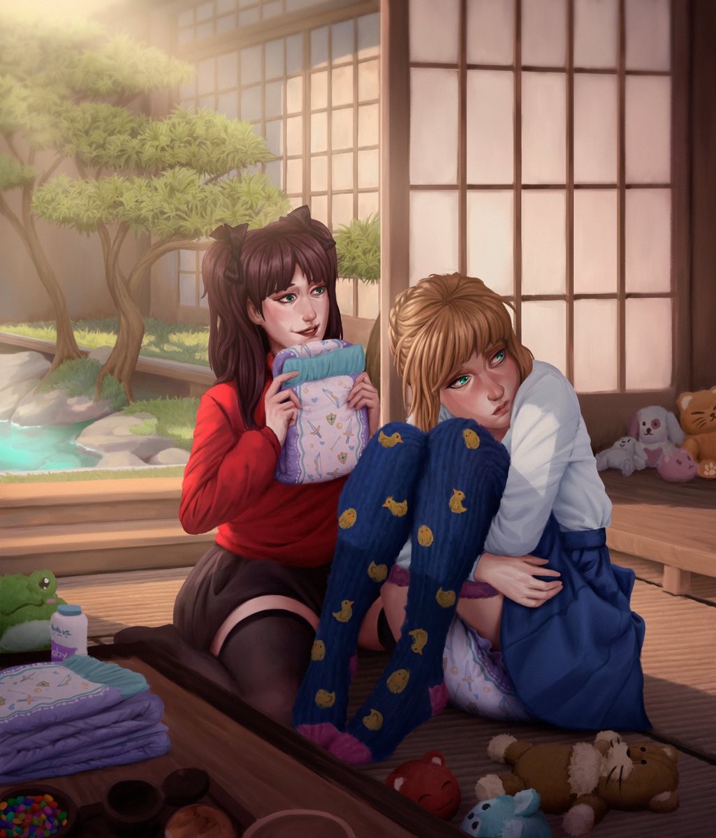 #abdl #abdlart

Saber Artoria and Rin Tohsaka