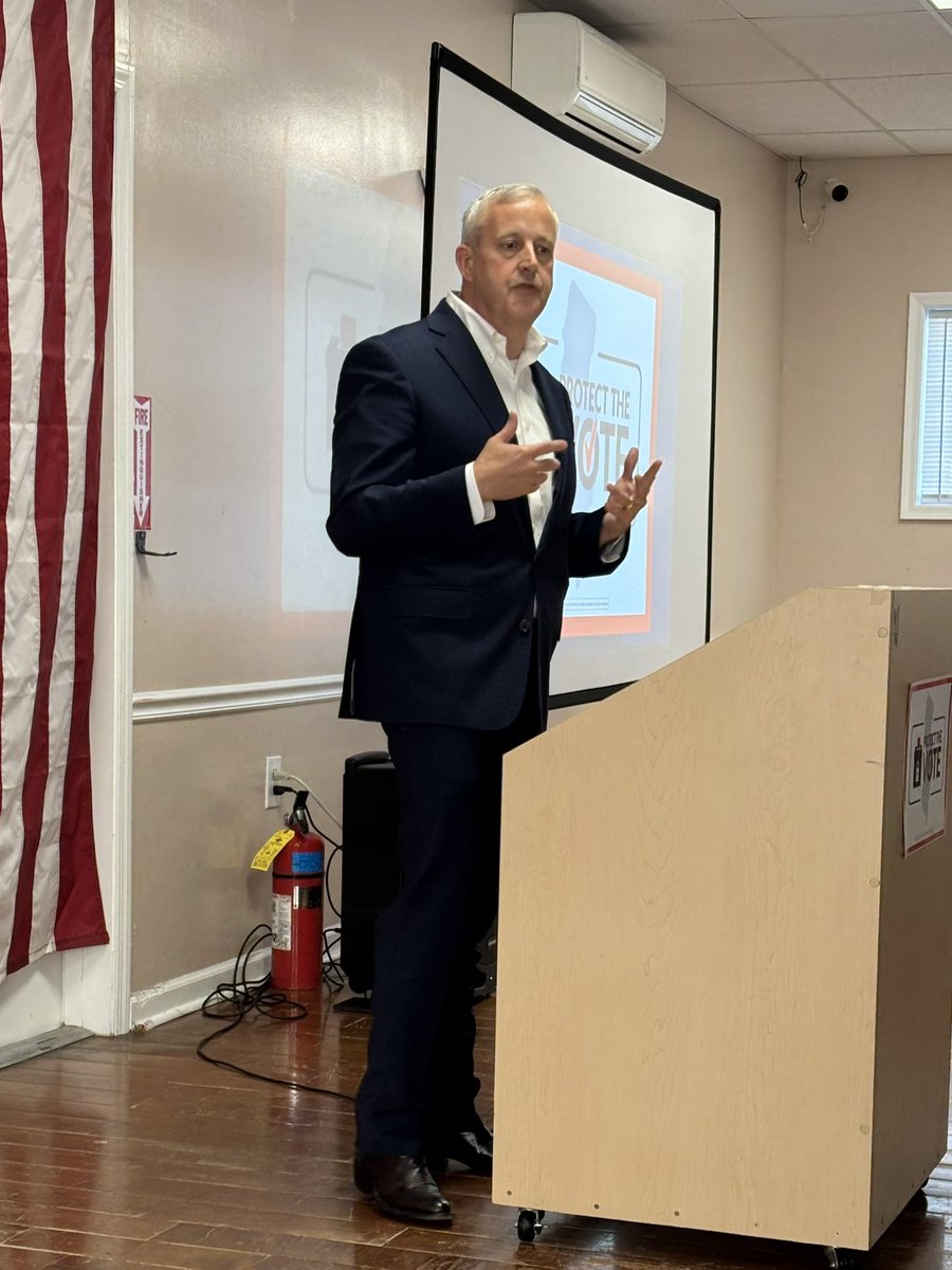 NJGOP's tweet image. We thank Chairman Michael Whatley for his leadership on the critical issue of election integrity and for making New Jersey ground zero in that fight for 2025.
As the Chairman said today: “The people of New Jersey have a right to know that their elections are being run fairly,…