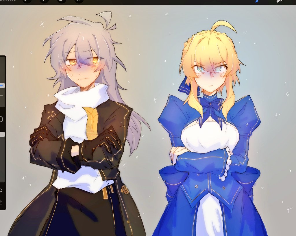 CaitoAyu's tweet image. Drew the Goopers so y&apos;all see these Rules, SaberStelle supports artists! (⁠｡⁠･⁠ω⁠･⁠｡⁠)⁠ﾉ⁠♡

I get that you guys want these two badly, but do not hurry me or try to force me to draw them. And also please refrain from mentioning me under unrelated posts!! Now enjoy :3