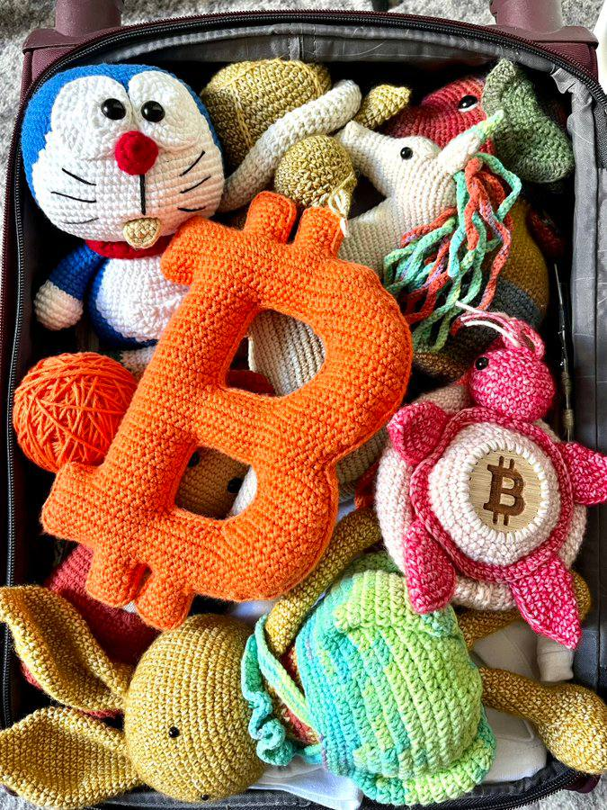 Bitcoin Saigon (@bitcoinsaigon) on Twitter photo ...this Sunday at the upcoming Satoshi Flea Market Saigon - some goodies from <a href="/AuntieBechi/">Auntie Bechi ๐ถ</a> will be on display at one of the booths ๐
Made from Vietnamese organic cotton! ...this Sunday at the upcoming Satoshi Flea Market Saigon - some goodies from <a href="/AuntieBechi/">Auntie Bechi ๐ถ</a> will be on display at one of the booths ๐
Made from Vietnamese organic cotton!