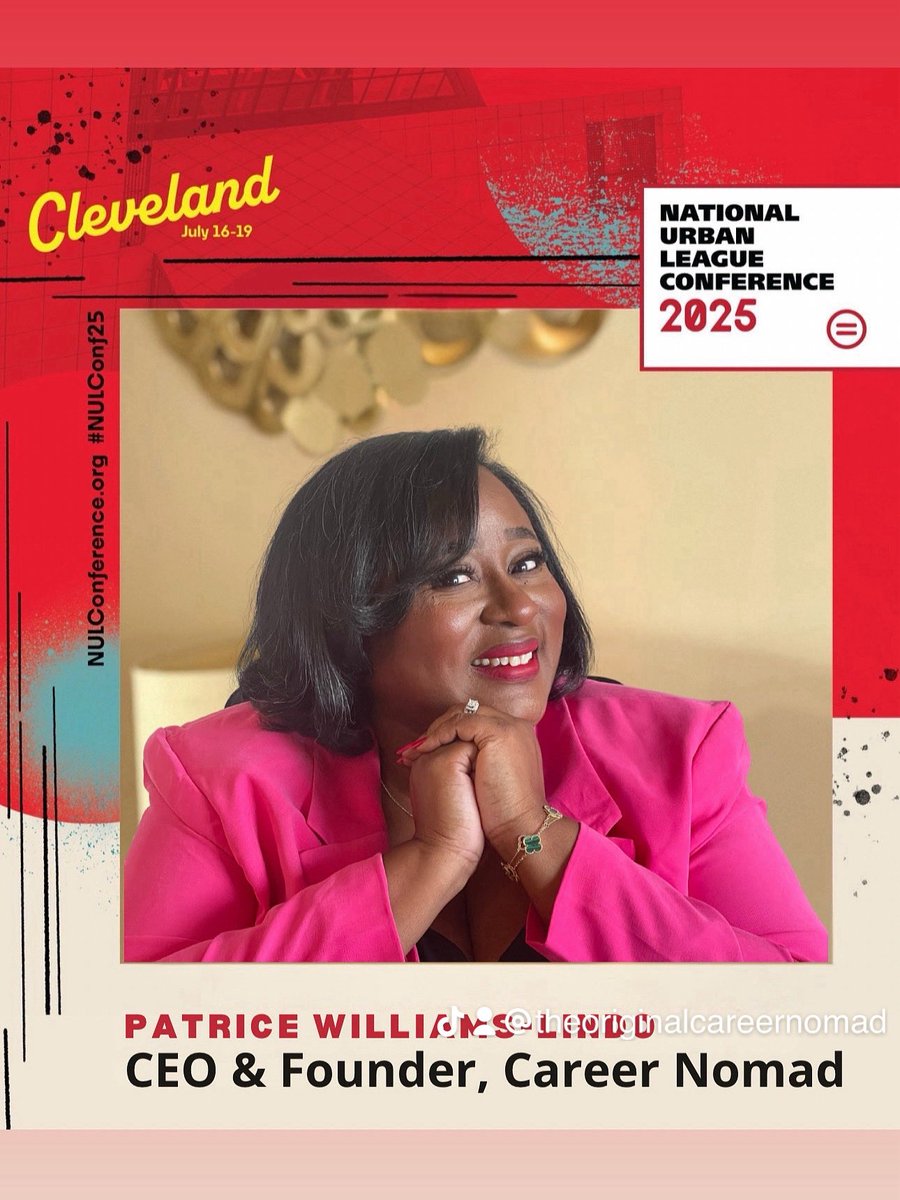 career_nomad's tweet photo. I’m moderating a #NULConf25 panel on how GenAI is changing the game for Black professionals &amp; creators.

Real talk on tech, career power, &amp; visibility. Fri 7/18 @ 2:30PM | Room 21 w/ Ebony Taylor, Alexis Samuel, Dr. Miletsky, Brian Whittaker, Dr. Calvin Lawrence.#CareerNomad https://t.co/fjD7cbZbH4