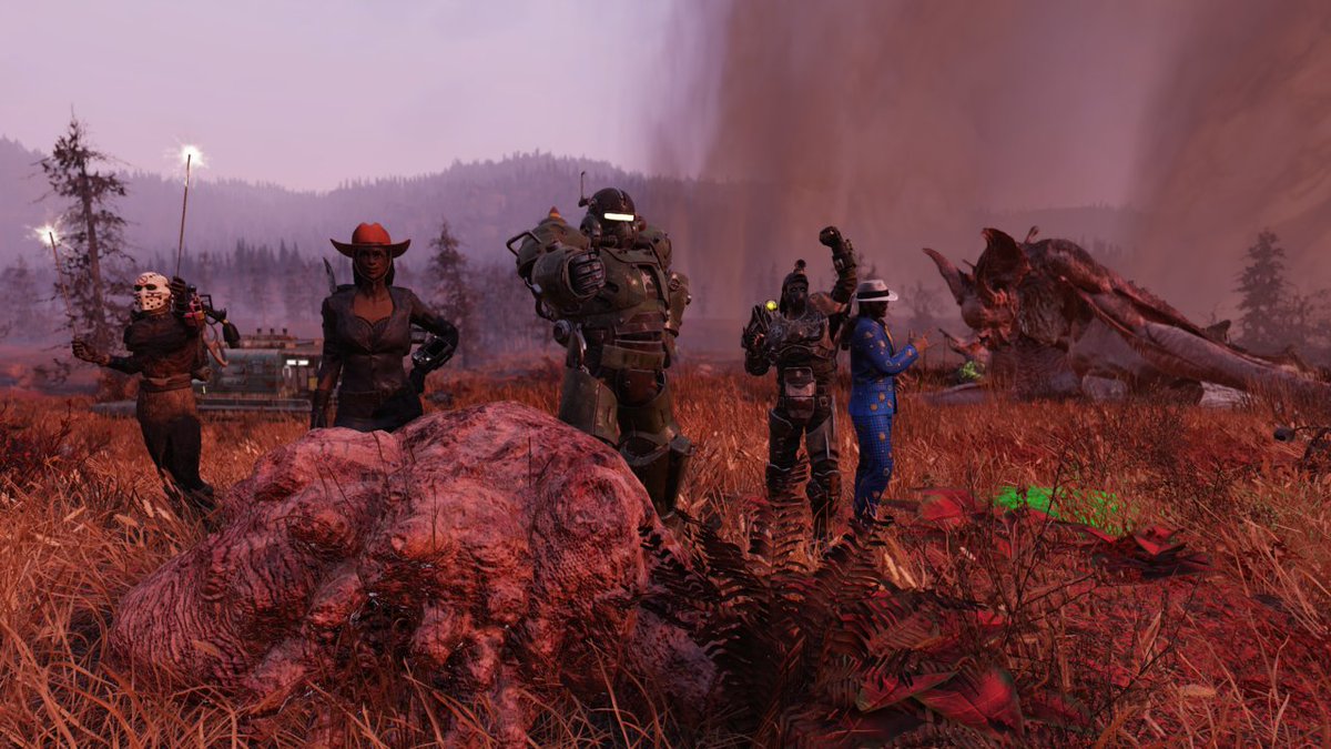 Naterino Bandino (@naterinobandino) on Twitter photo Did my part and helped repel the Scorchbeast menace tonight alongside Nuke McCloud himself!
Appalachia remains as safe as can be from the scorched for now, <a href="/JonRush1977/">Jonathan Rush</a>! Did my part and helped repel the Scorchbeast menace tonight alongside Nuke McCloud himself!
Appalachia remains as safe as can be from the scorched for now, <a href="/JonRush1977/">Jonathan Rush</a>!