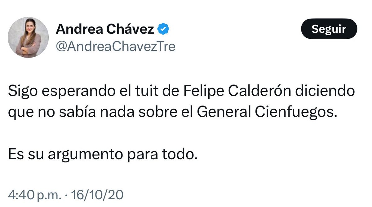 Oiga senadora <a href="/AndreaChavezTre/">Andrea Chávez</a> 

¿Le dirá lo mismo al senador Adan Augusto?