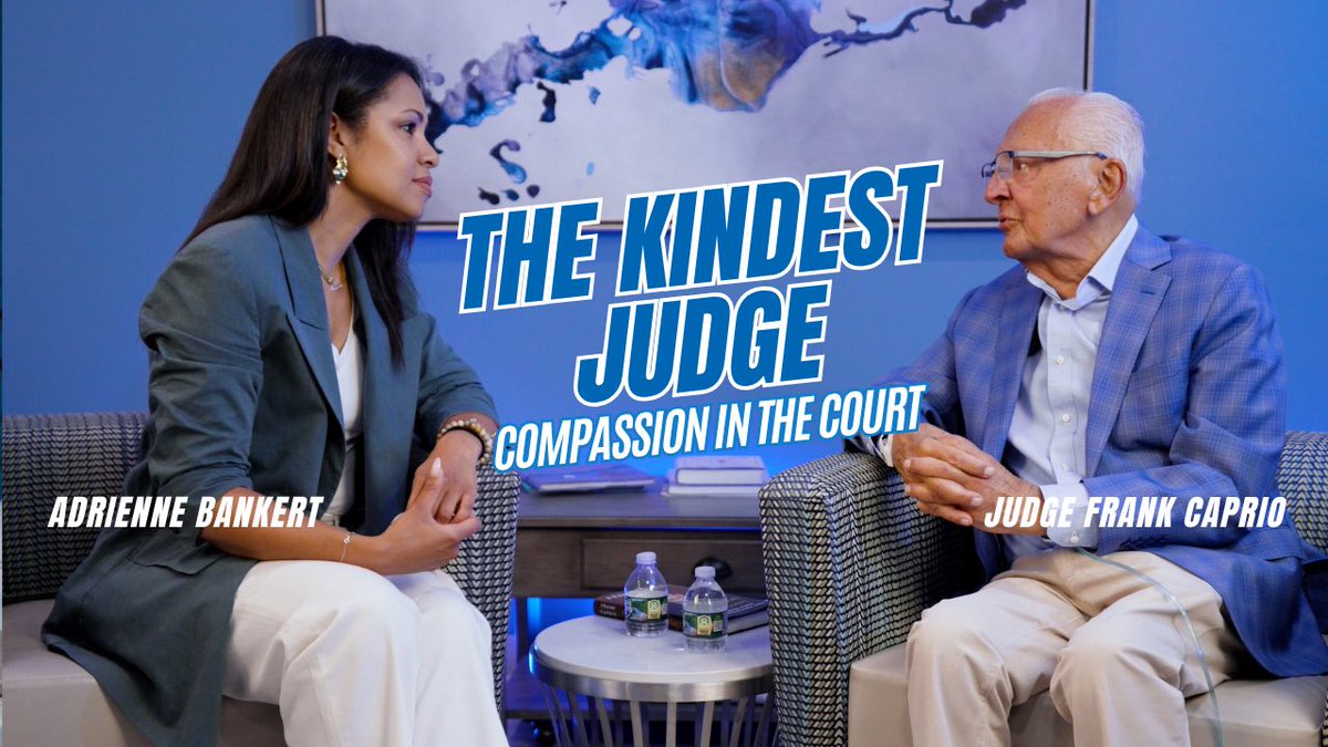 A different kind of interview.

It gets very real when you know how hard someone is fighting. <a href="/JudgeCaprio/">Judge Frank Caprio</a> 

WATCH HERE: America's Kindest Judge, Frank Caprio: Faith, Family &amp; New Book youtu.be/Y-fDWUK4Z1I?si… via <a href="/YouTube/">YouTube</a>