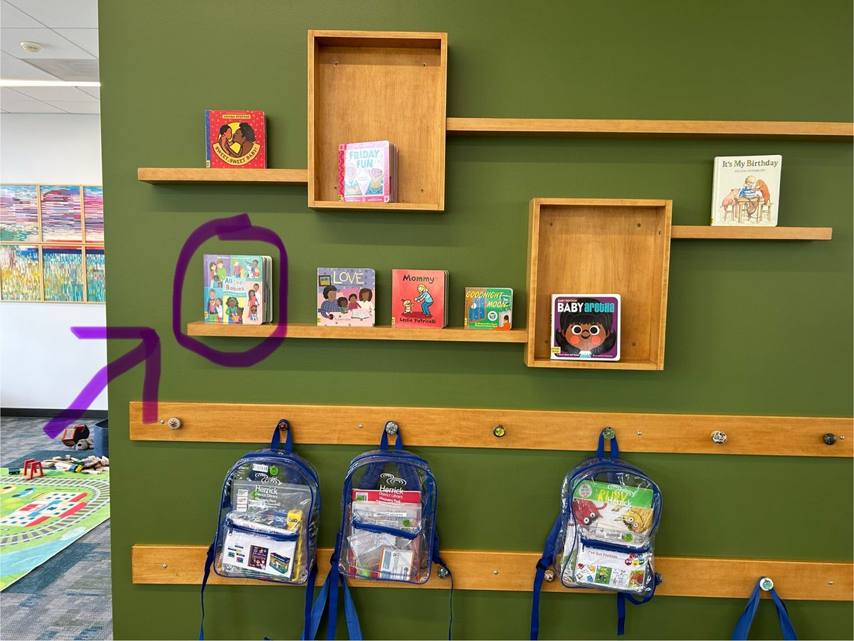 Look! My sweet little board book is on display at my library! ⁦<a href="/JudiAbbot/">judi abbot books</a>⁩