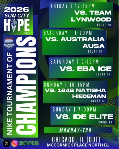 I’m excited to play this weekend at  <a href="/NikeTOCChicago/">NikeTOCChicago</a> . Come check us out!