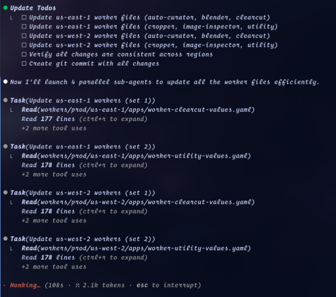 _mjmeyer's tweet image. i can't tell you how much i love NOT writing yaml to configure our scaling
my good little agents have gotten really excellent at it