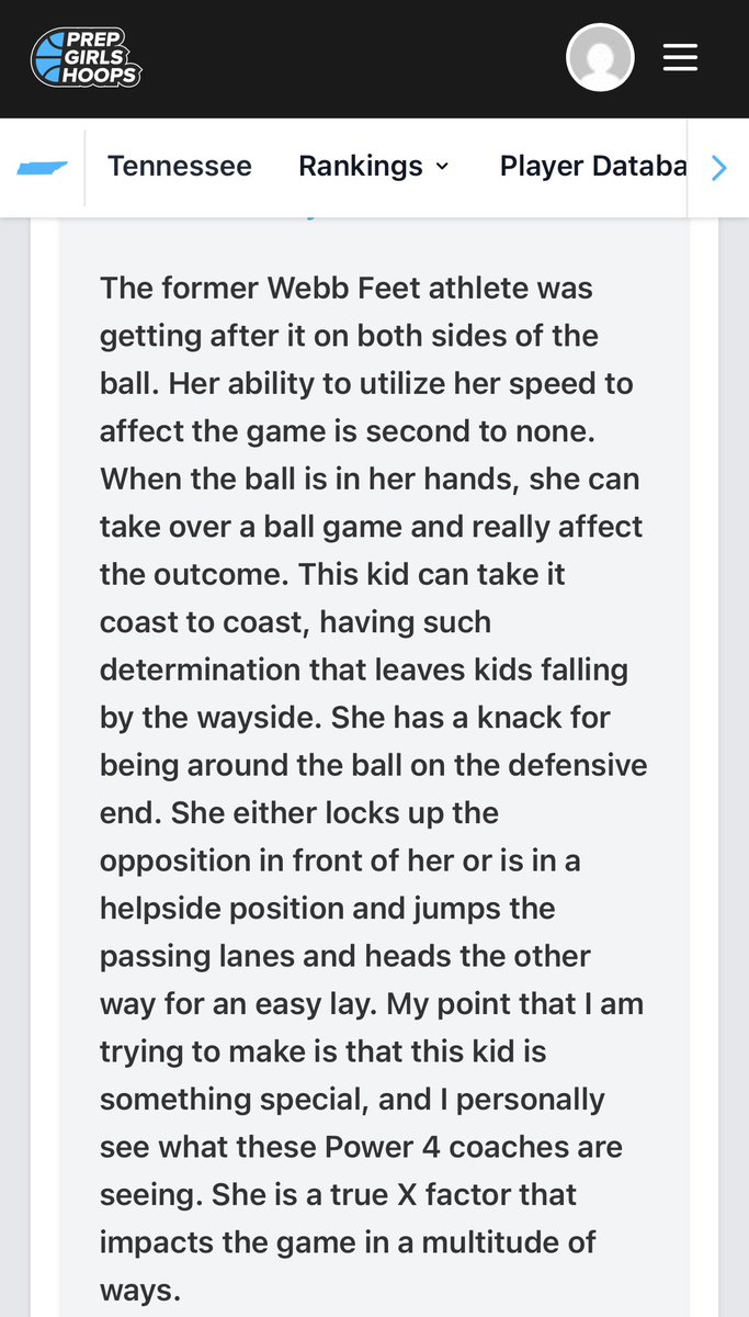 Special Thanks To <a href="/PrepGirlsHoops/">Prep Girls Hoops 🏀</a> For The Evaluation On My Performance At Run 4 The Roses. 

I Appreciate It💚