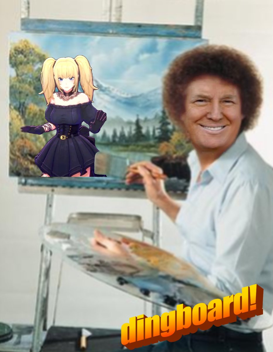 tetsuoai's tweet image. TRUMP: &quot;I don&apos;t draw pictures.&quot;