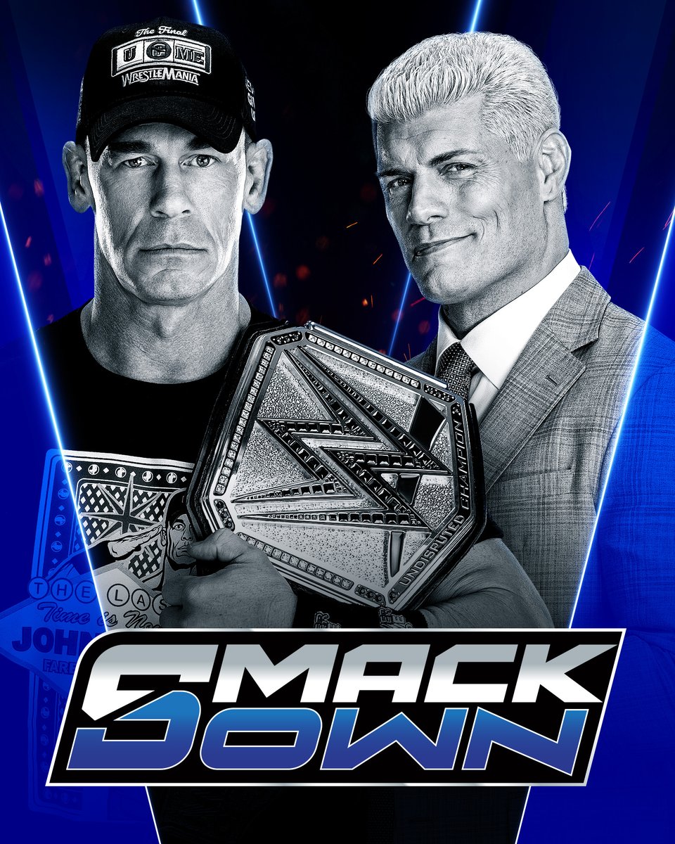 Ce soir à #SmackDown, signature de contrat pour #SummerSlam entre le Champion Incontesté WWE <a href="/JohnCena/">John Cena</a> et son challenger <a href="/CodyRhodes/">Cody Rhodes</a>. 

En Français: 
🌍 Netflix, en direct, ce soir, 20h (heure de l'est)
🇫🇷 AB1 - ABXplore, Samedi 20h55 (heure de Paris)