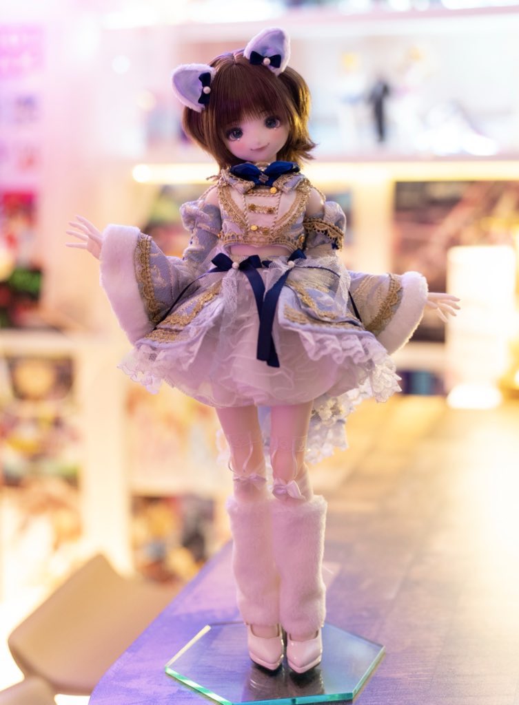 【高品質】ブルーローズにゃんこキャンバスアート にゃんこ大戦争」の期間限定レアガチャ「サマーガールズ ブルー