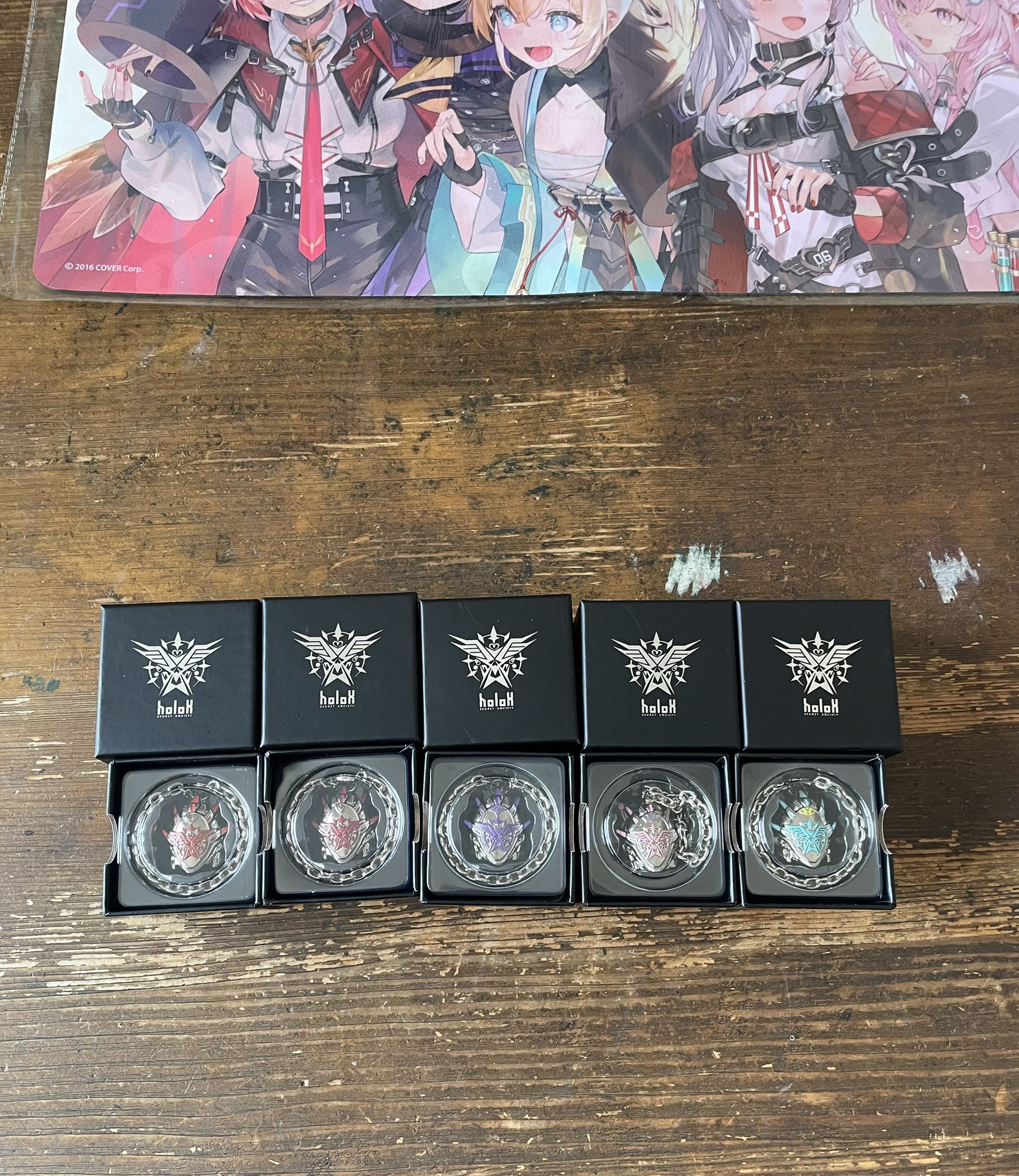 ホロライブ　holox プレイマット　ラバーマット　活動2周年記念 holoX 活動2周年記念 ホロライブ ラバーマット ホロックス