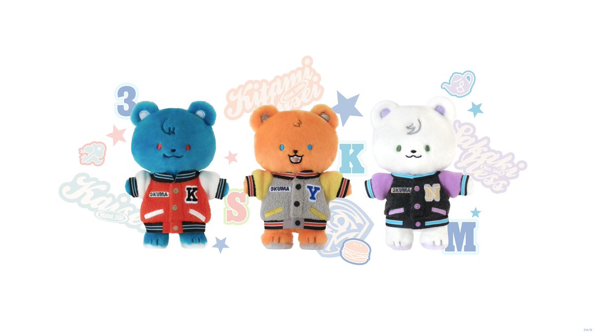 3SKM_INFO's tweet image. 【#3SKM_College グッズ】
3KUMAのヤミー、K.K.、にぱちぃの写真を使用した壁紙をプレゼント!
スマートフォンやタブレット、PCに設定してご利用ください!
「ぬいぐるみマスコット」はこちらで販売中です🐻
shop.nijisanji.jp/TAG_671
#3SKM #さんくま