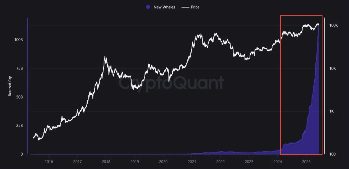 🚨WHALES ARE BUYING #BITCOIN $BTC LIKE NEVER BEFORE