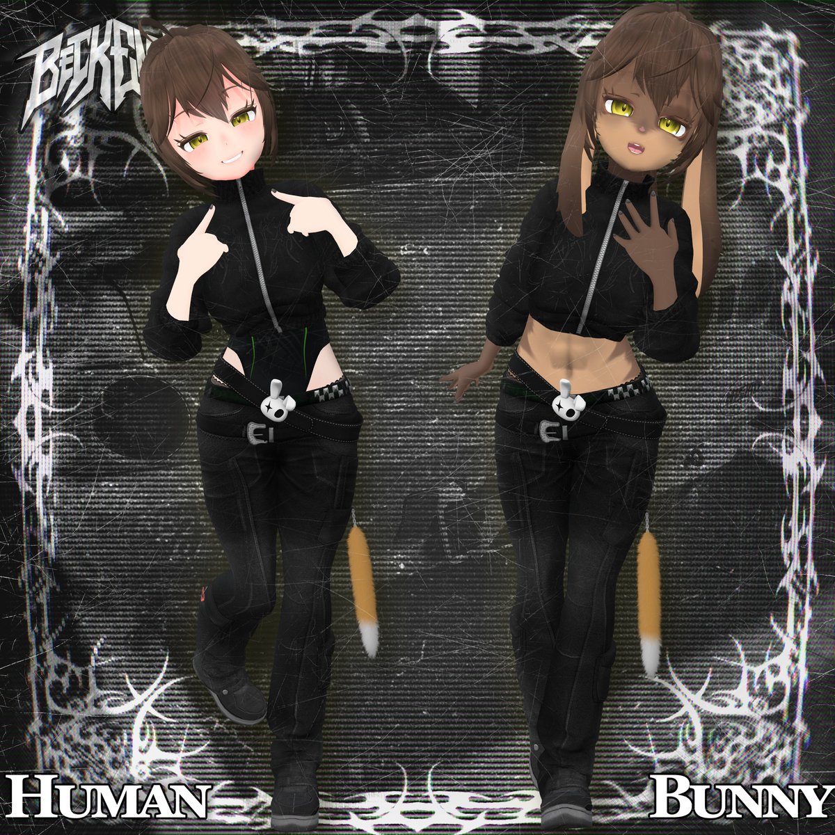 Beckenzi_'s tweet image. Sable is now also available on the @VRChat Avatar marketplace!! (/≧▽≦)/