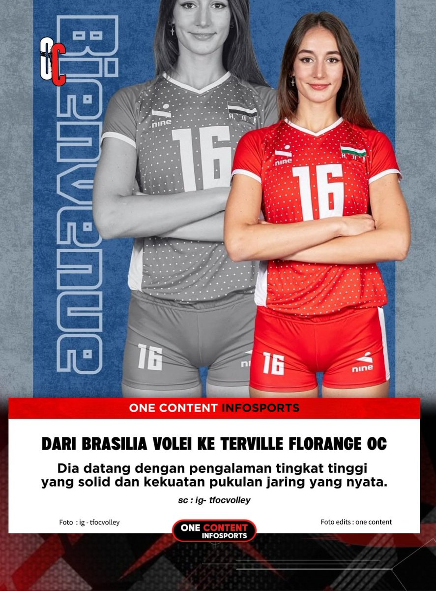 OcInfosports's tweet image. Opposite cantik asal Hongaria, Panni Giulia Petovary bergabung dengan Terville Florange OC, club Volley asal Prancis. sc : Volleybox

#volleyball #pannipointue #panni #prancis #hongaria #pannigiuliapetovary #tfoc