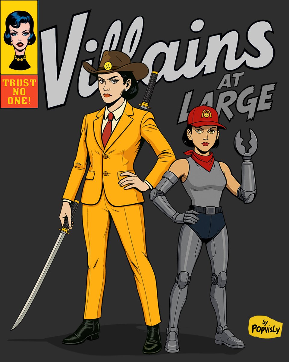 Just added Villains at Large - No.15 to my wallet!  
With this edition, I'm officially caught up - I now own all the digital artworks released so far.  

Collection: Villains Vault  
(obviously part of the Villains universe)

love art 🫶🏾