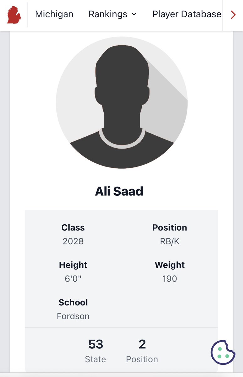 Ali Saad (@alisaad37_) on Twitter photo Thank you <a href="/alex_pallone/">Alex Pallone</a> and <a href="/PrepRedzoneMI/">Prep Redzone Michigan</a> for ranking me the number 53 player in the Class of 2028 and the number 2 Rb in the Class.
<a href="/TractorFootball/">Fordson Football</a> <a href="/team83elite/">team83elite</a> <a href="/helzayat01/">Hamze El-Zayat</a> <a href="/MIexposure/">Michigan exposure</a> <a href="/TheD_Zone/">The D Zone</a> Thank you <a href="/alex_pallone/">Alex Pallone</a> and <a href="/PrepRedzoneMI/">Prep Redzone Michigan</a> for ranking me the number 53 player in the Class of 2028 and the number 2 Rb in the Class.
<a href="/TractorFootball/">Fordson Football</a> <a href="/team83elite/">team83elite</a> <a href="/helzayat01/">Hamze El-Zayat</a> <a href="/MIexposure/">Michigan exposure</a> <a href="/TheD_Zone/">The D Zone</a>