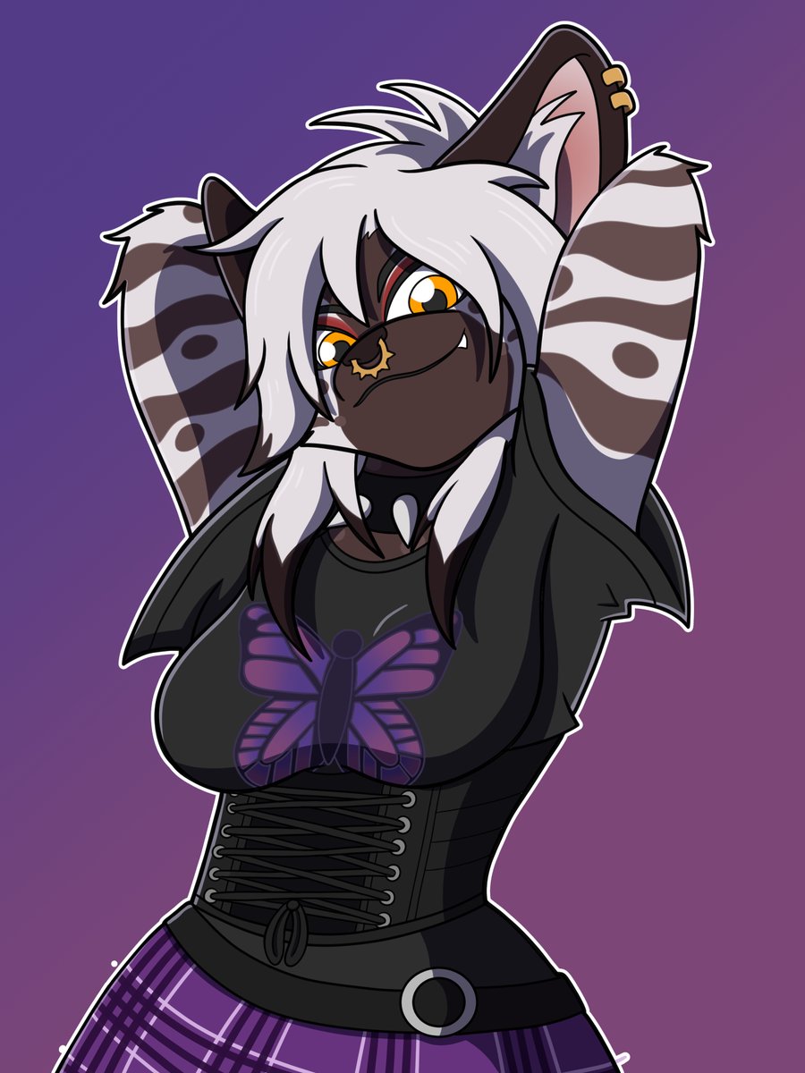 SOScomics's tweet image. New Art Attack for Rukaisho and there character, Karma. #art #artfigh2025 #TEAMFOSSILS #furryart