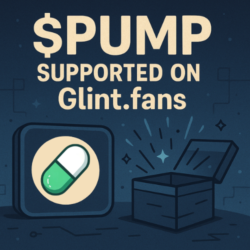 GlintFans's tweet photo. 🔥 New Token Supported on https://t.co/5BwDOEK9Aj: $PUMP 🔥

You can now use #PUMP as the base token for
🎁 Blind Box Launches
🧩 Community Tasks
🪙 Contract: pumpCmXqMfrsAkQ5r49WcJnRayYRqmXz6ae8H7H9Dfn
💡 Explore the power of community-backed tokens on https://t.co/5BwDOEK9Aj!
Start building now 👉 https://t.co/8ZdtK8VP5w

#GlintFans #PumpToken #Web3Communities #BlindBox #CommunityTasks #CryptoTools