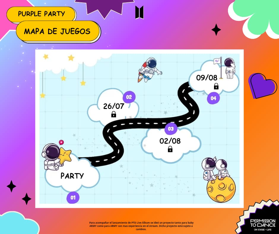 Permission to Dance On Stage — Live
Pre PARTY 🥳 

¡Gracias por participar! Mañana a las 21hs los esperamos para disfrutar de mas juegos y stream juntos 🎮

BTS IS COMING
PTD LIVE ÁLBUM
#PTD_ON_STAGE_LIVE