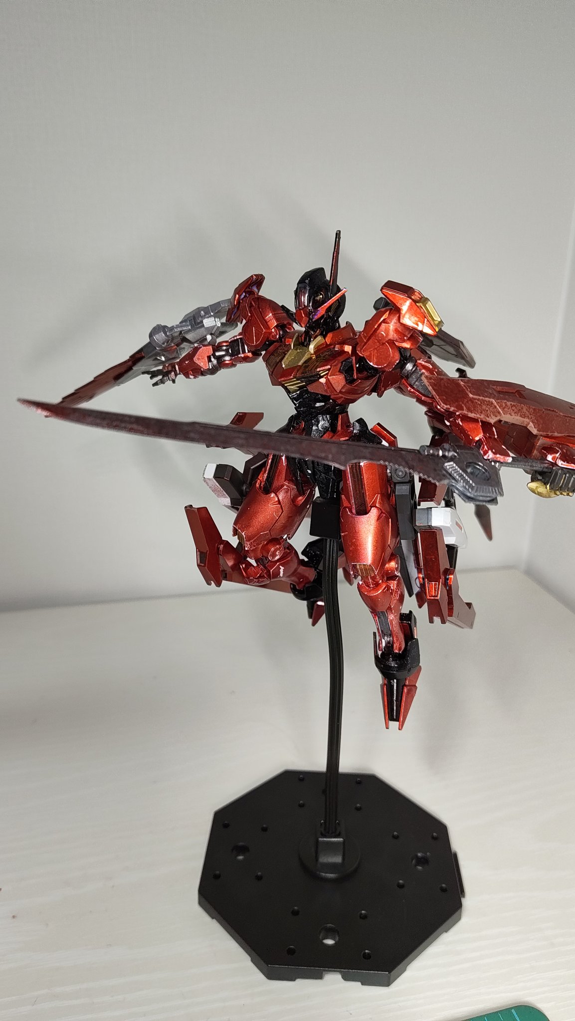 エアリアルティシュー　赤 HG 1/144 ガンダムエアリアル 赤竜改修型｜Youtwoさんのガンプラ