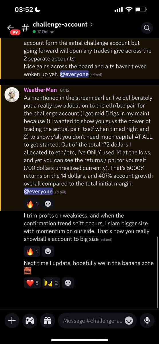 $ETH / $BTC.
This ain’t a trade pussy it’s a statement. Sent lunch money to war and it came back with a mf-ing body count. Bot lobby fr.
The best thing is, the real move hasn’t even started yet, and the trigger for bigger size ups haven’t even hit for me (explained in 3rd SS)