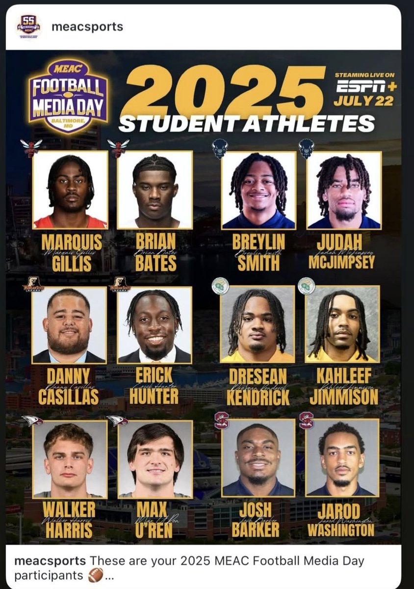 MEAC MEDIA DAY.....