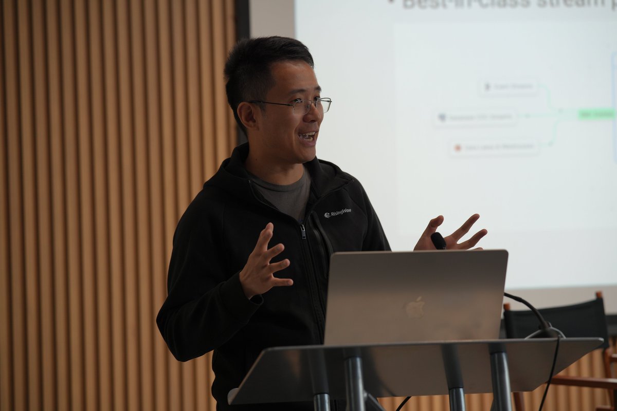 PuppyGraph (@puppyquery) on Twitter photo Yingjun Wu (<a href="/YingjunWu/">Yingjun Wu // Vibe Mode 🤘</a>) from <a href="/RisingWaveLabs/">RisingWave</a> pulled back the curtain on what really makes streaming Postgres data into Apache Iceberg tricky. He talked TOAST, wild schema changes, late-arriving data, and tiny files, then showed how they got a real-time CDC pipeline working Yingjun Wu (<a href="/YingjunWu/">Yingjun Wu // Vibe Mode 🤘</a>) from <a href="/RisingWaveLabs/">RisingWave</a> pulled back the curtain on what really makes streaming Postgres data into Apache Iceberg tricky. He talked TOAST, wild schema changes, late-arriving data, and tiny files, then showed how they got a real-time CDC pipeline working