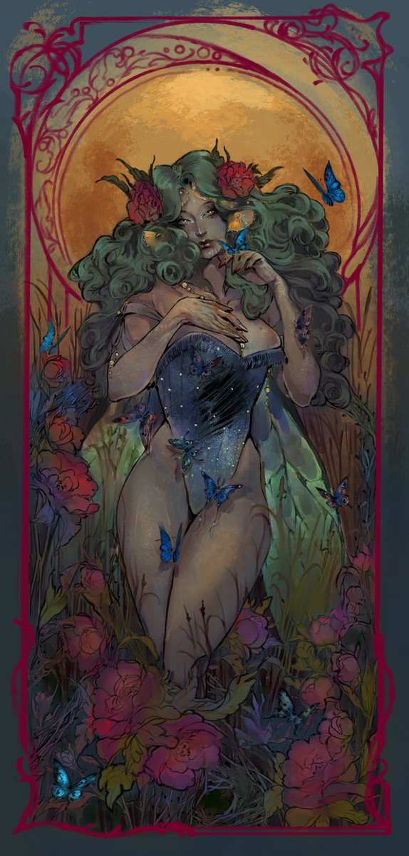 crow__v's tweet image. #illustration #fantasyart #Commission #Fairy #ілюстрація #арт #украрт