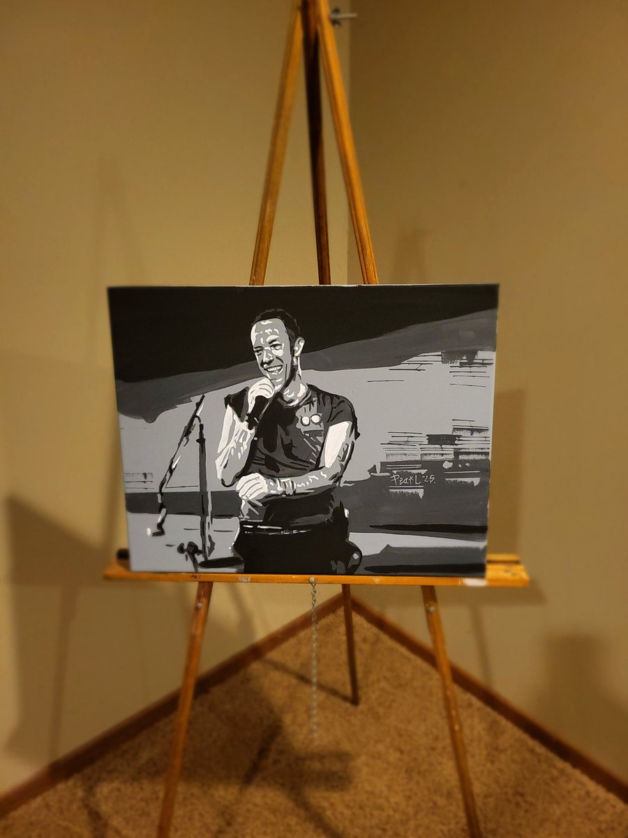 oyster_art's tweet image. "Alexa, shuffle songs from Coldplay, live 2003."
16x20 acrylic canvas #painting #art #music #ChrisMartin #concert #LiveMusic This piece is #available