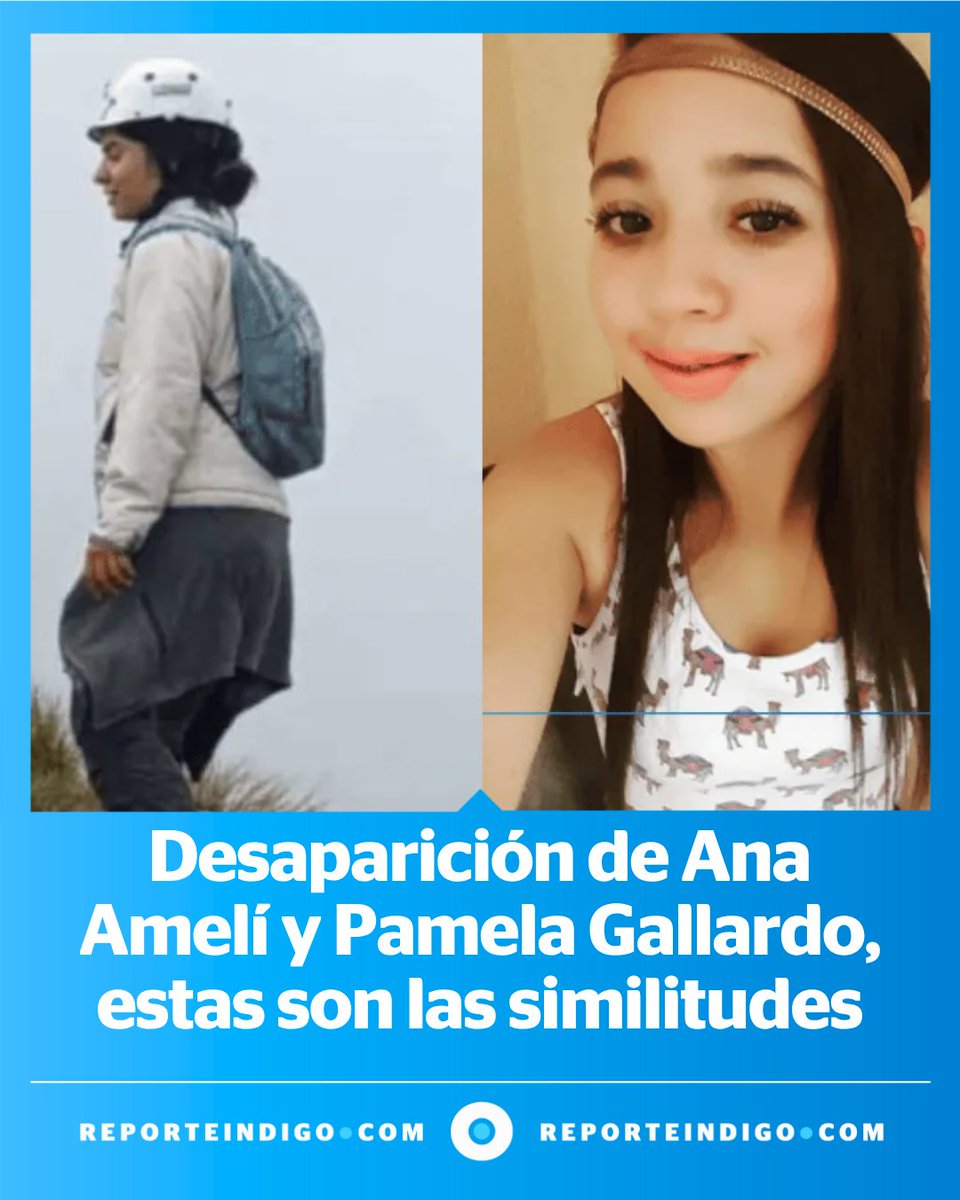 Ana Amelí desapareció en el Ajusco, el mismo lugar donde se perdió Pamela Gallardo hace casi 8 años ⚠️
reporteindigo.com/cdmx/Desaparic…