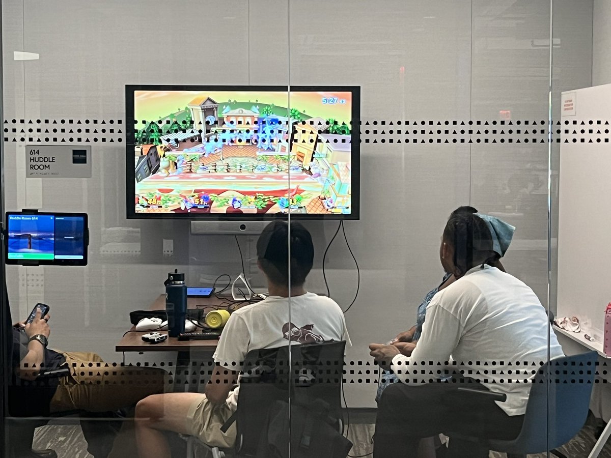 jimmalatras's tweet image. Sometimes after a long day of training at Civic Hall you need to unwind and have a little fun. #gaming #civichall
