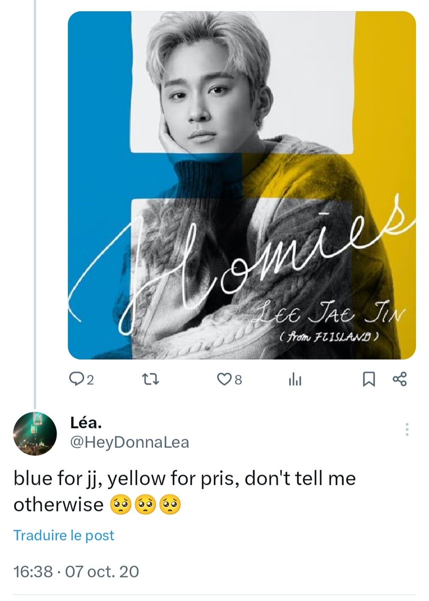HeyDonnaLea's tweet photo. Five years later, I'm still convinced !!! Jaej's earplugs are blue &amp; yellow, because blue = jaejin and yellow = pris. https://t.co/ftXLyUz0Sz