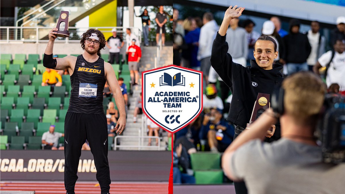 Mizzou Track & Field (@mizzoutfxc) on Twitter photo Perez-Snyman, Saldutto Named to CSC Academic All-America Second Team
๐: bit.ly/44CyMHt
#MIZ ๐ฏ Perez-Snyman, Saldutto Named to CSC Academic All-America Second Team
๐: bit.ly/44CyMHt
#MIZ ๐ฏ