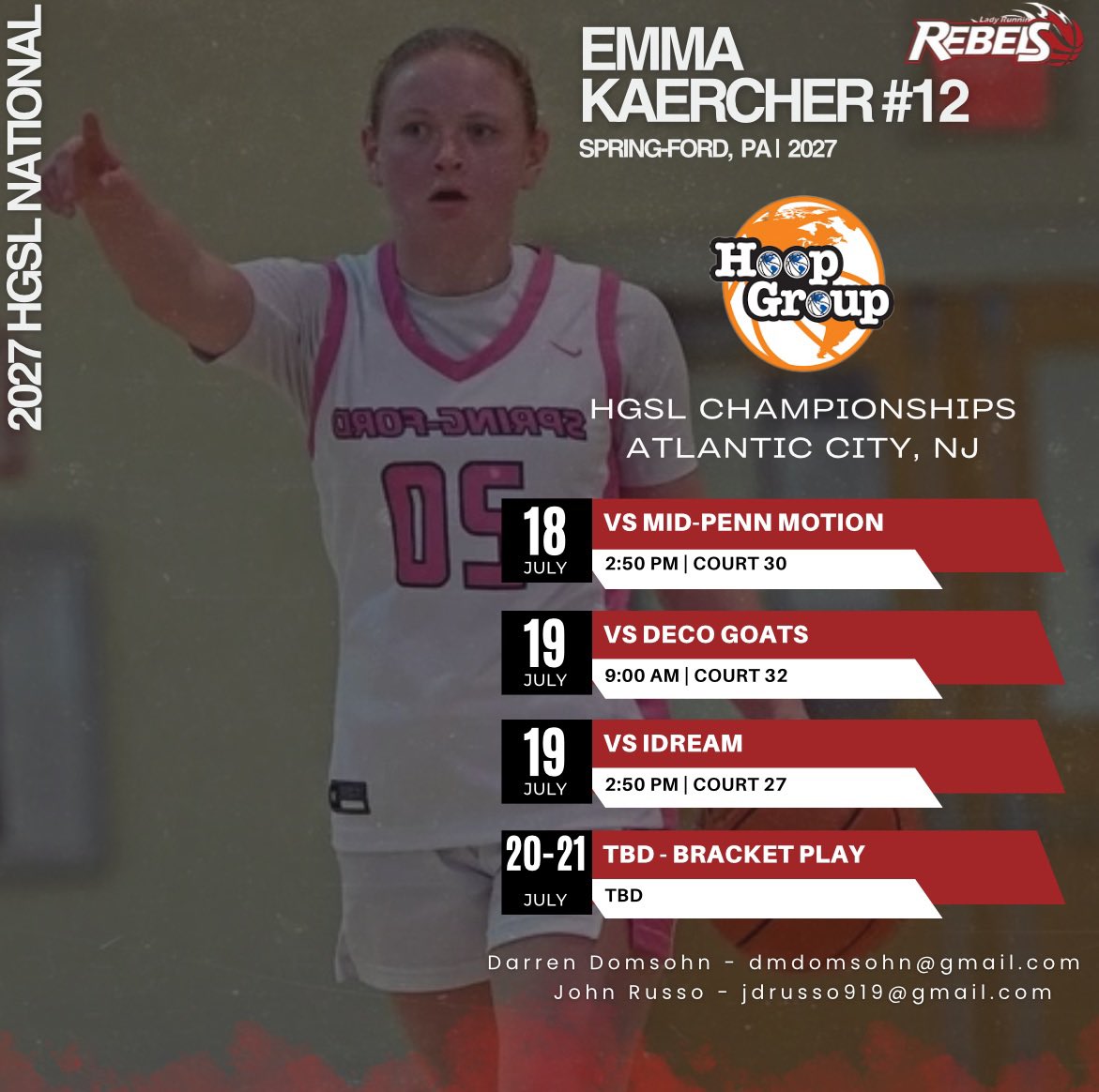 Emma Kaercher (@emma_kaercher2) on Twitter photo So excited to play in AC this weekend with <a href="/LadyRunnin/">Lady Runnin Rebels</a>! Come check us out! <a href="/GbbFord/">Spring-Ford Girls Basketball</a> So excited to play in AC this weekend with <a href="/LadyRunnin/">Lady Runnin Rebels</a>! Come check us out! <a href="/GbbFord/">Spring-Ford Girls Basketball</a>