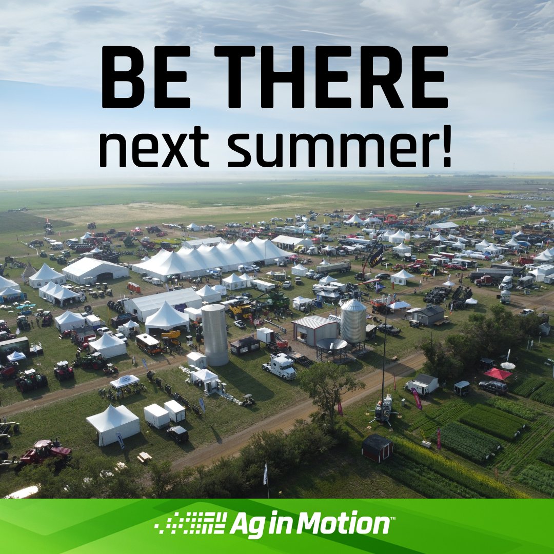 AginMotion's tweet image. That’s a wrap on #AIM25!
A huge thank you to everyone who joined us, making this year’s show a success!
What was your favourite moment from Ag in Motion 2025?
Drop a comment below and let us know! 👇
See you at Ag in Motion 2026!
#AgInMotion