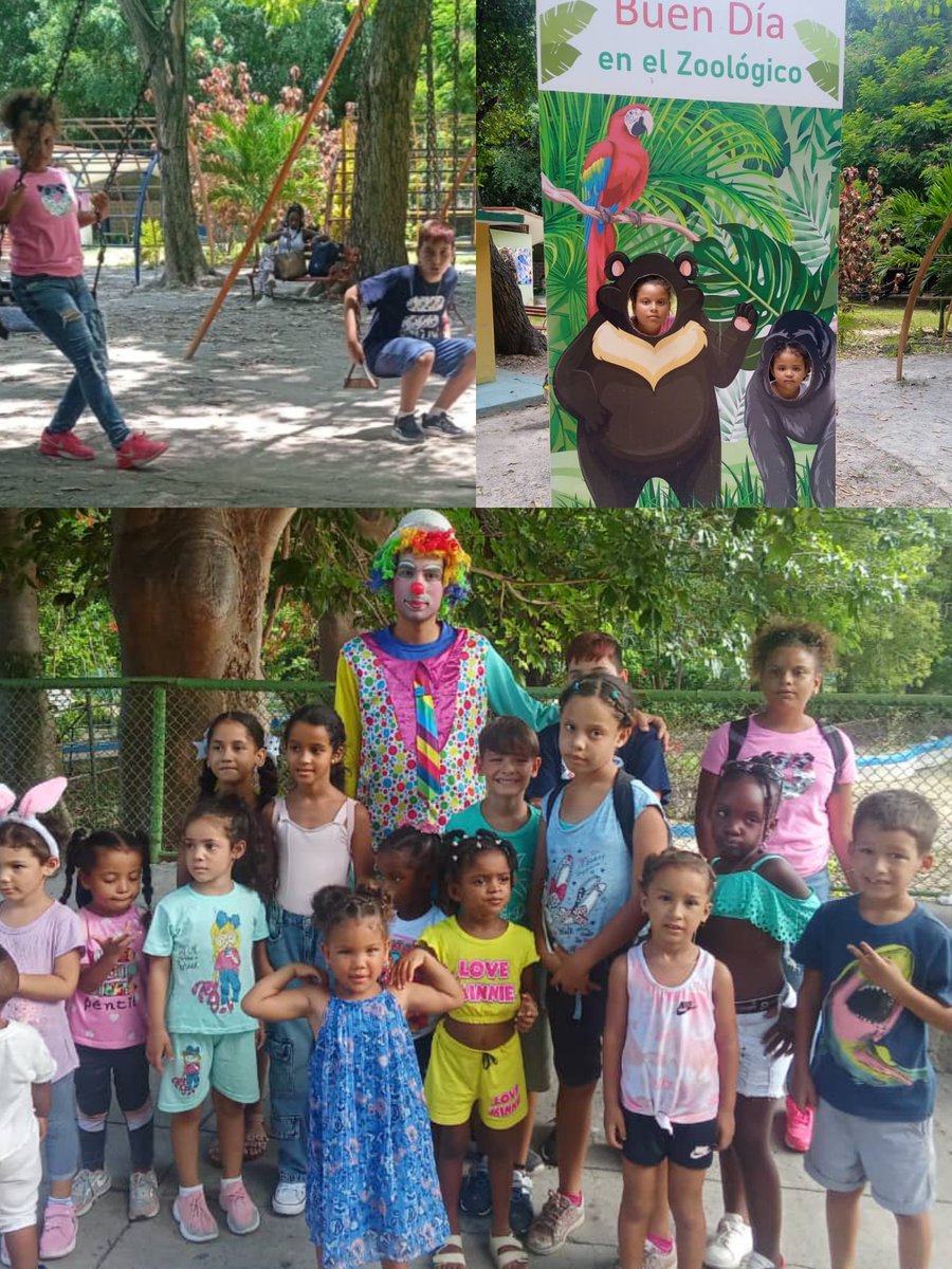 Niñ<a href="/s/">『S』</a> del <a href="/iiia_cuba/">Inst. Inv. para la Industria Alimenticia</a> visitaron hoy el zoológico. Con esta experiencia fortalecen la curiosidad científica, el trabajo en equipo y la conexión emocional con el mundo animal, esto contribuye a su desarrollo integral y a la formación de valores ambientales desde pequeños.