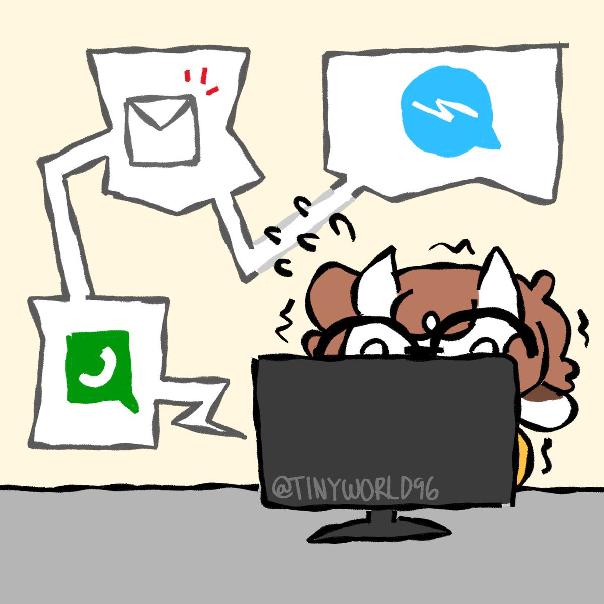 Chilling sounds!

#oc #art