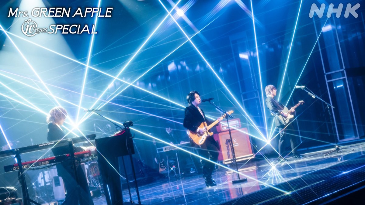 📺[BS]今夜7時30分 「Mrs. GREEN APPLE 〜10 YEARS SPECIAL〜」完全版