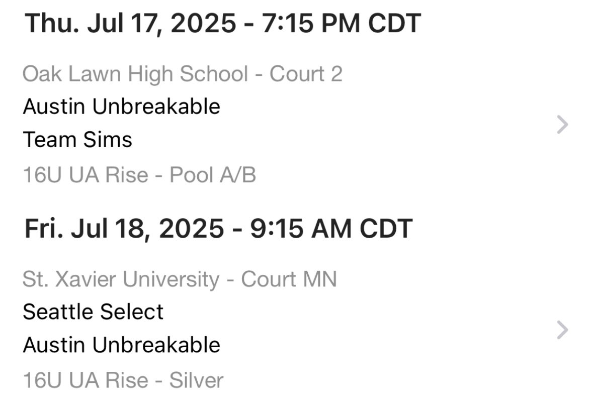 FildermanJake's tweet image. Come check out me and @ub_austin 16u today and this weekend in Chicago for the @RiseCircuit Finals!
@CoachA_Jaxson @CoachKen_Smith @MattChampionATX @KevinMoses38