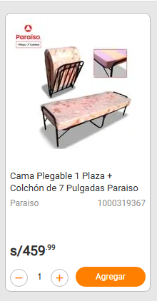 fernandomerino's tweet image. ¿Cómo es posible que un catre plegable de 1 plaza cueste casi tanto como una cama hecha y derecha de 1.5 plazas? #CyberWOW #nojodan